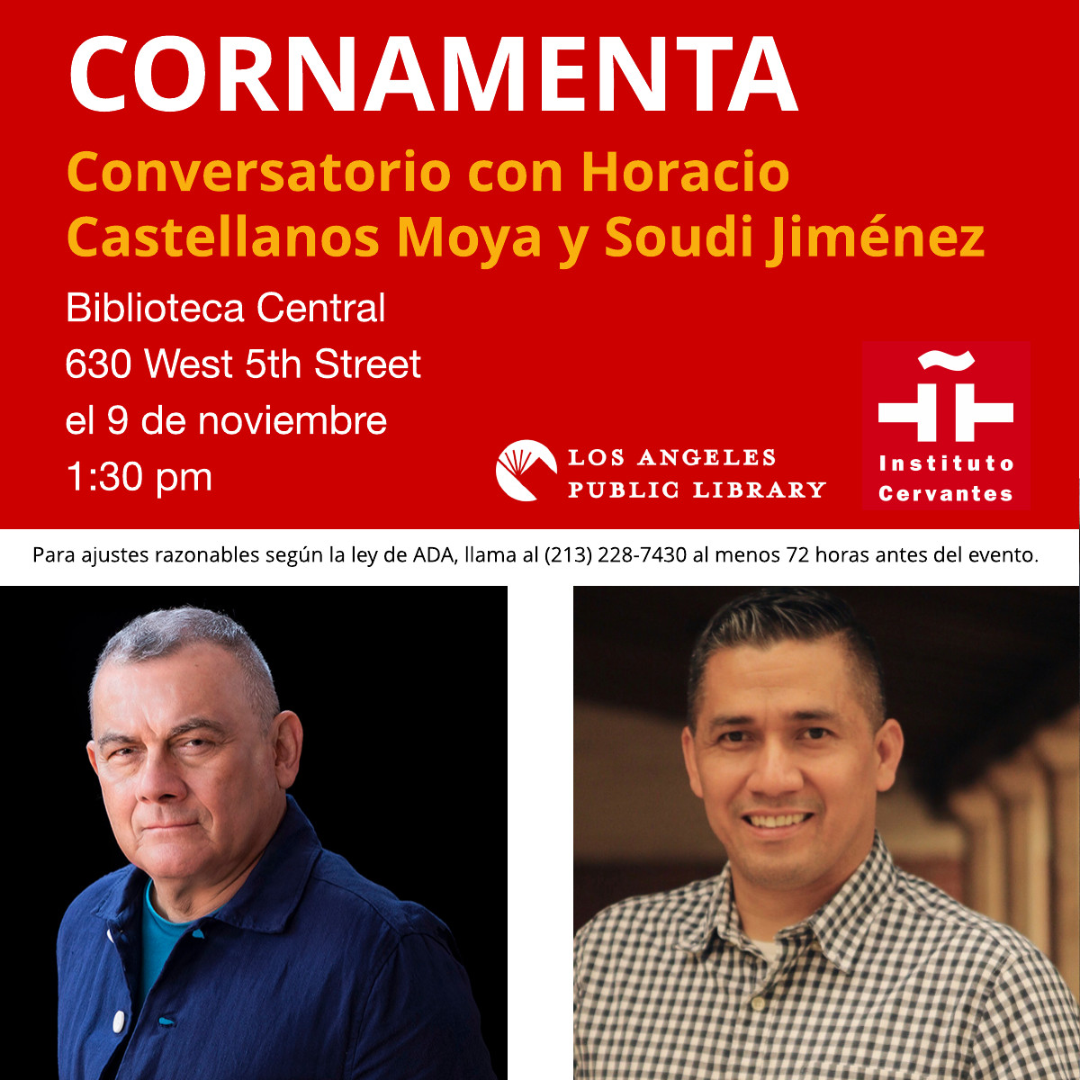 Cornamenta. Un encuentro con Horacio Castellanos Moya
