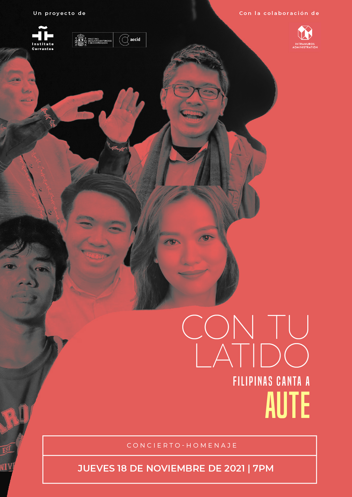 Con tu latido. Filipinas sings Aute