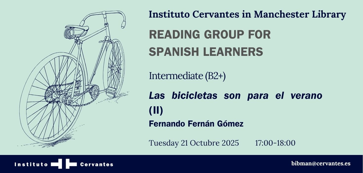 Book Club for Spanish Learners: Las bicicletas son para el verano (II)