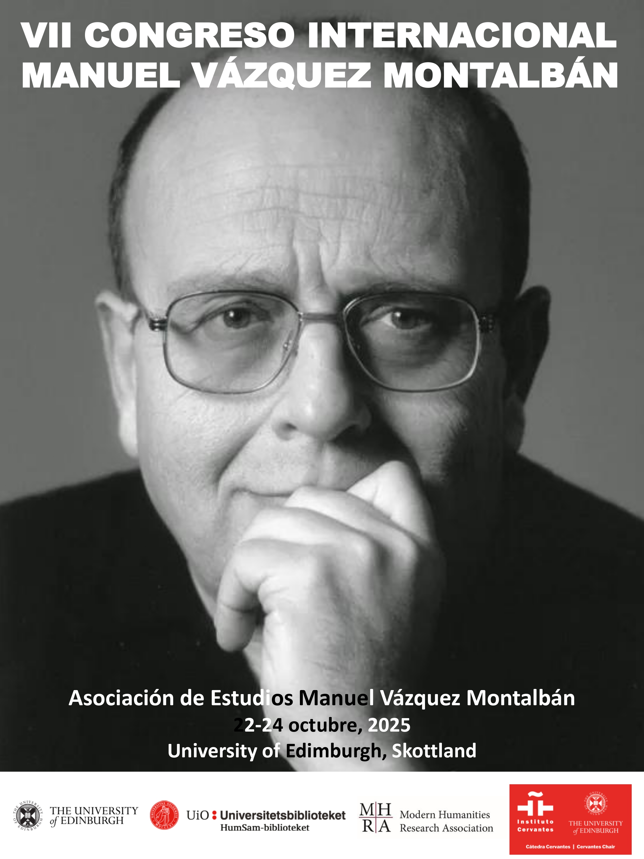 VII Congreso Internacional de la Asociación de Estudios Manuel Vázquez Montalbán