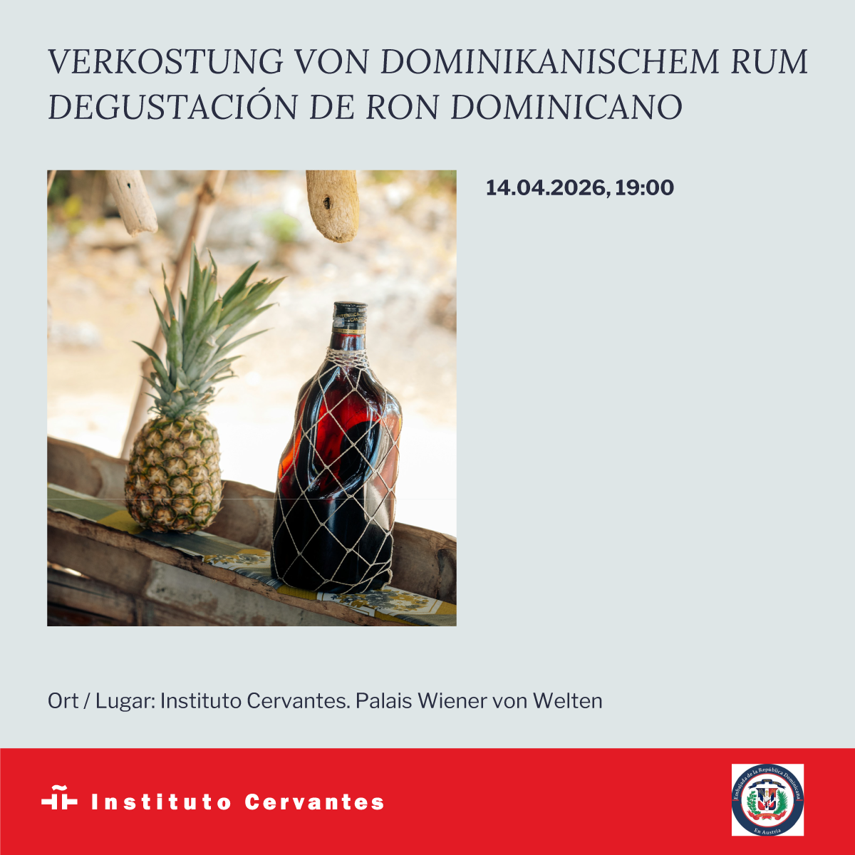 Degustación de ron dominicano