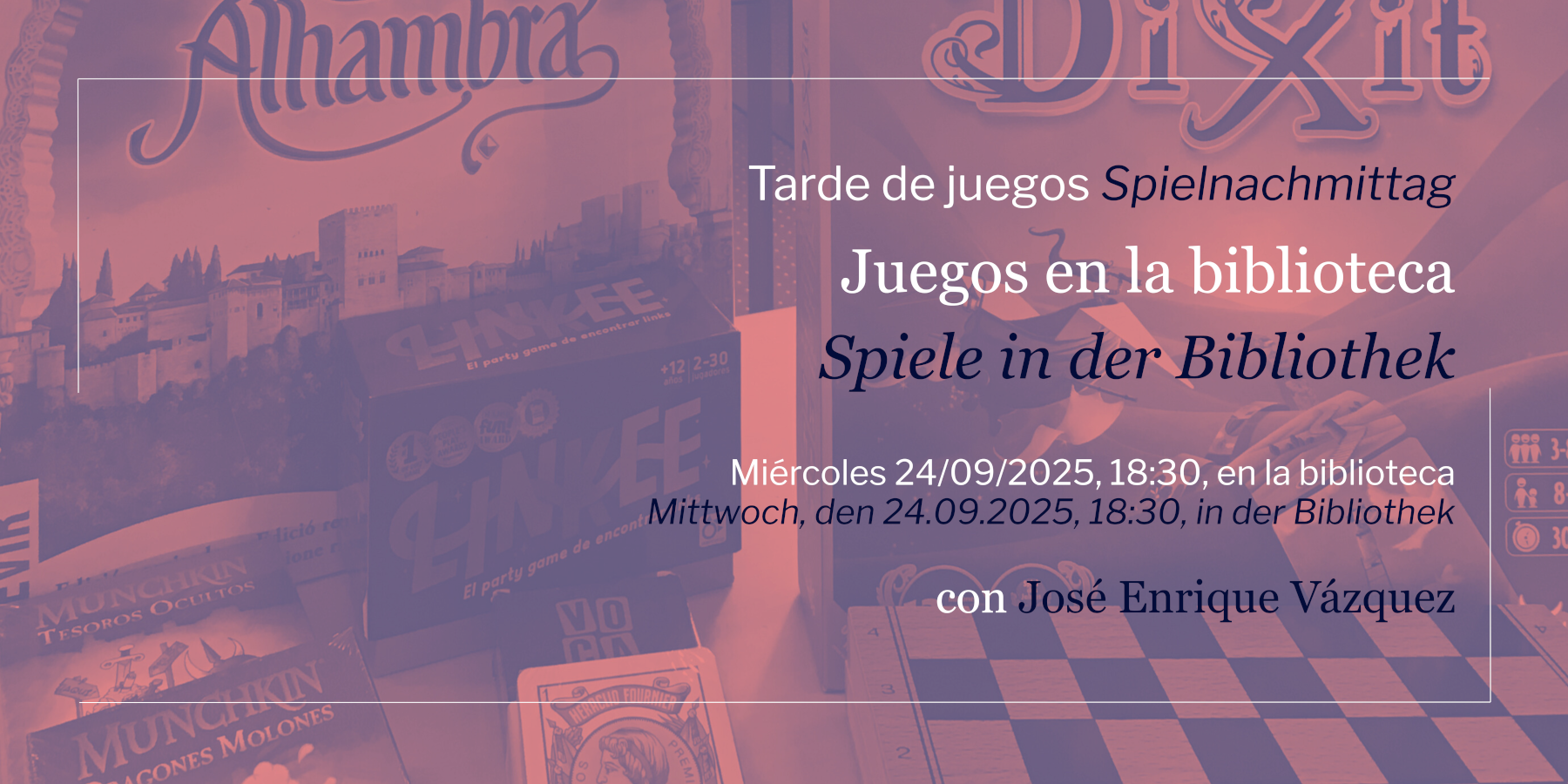 Spiele in der Bibliothek