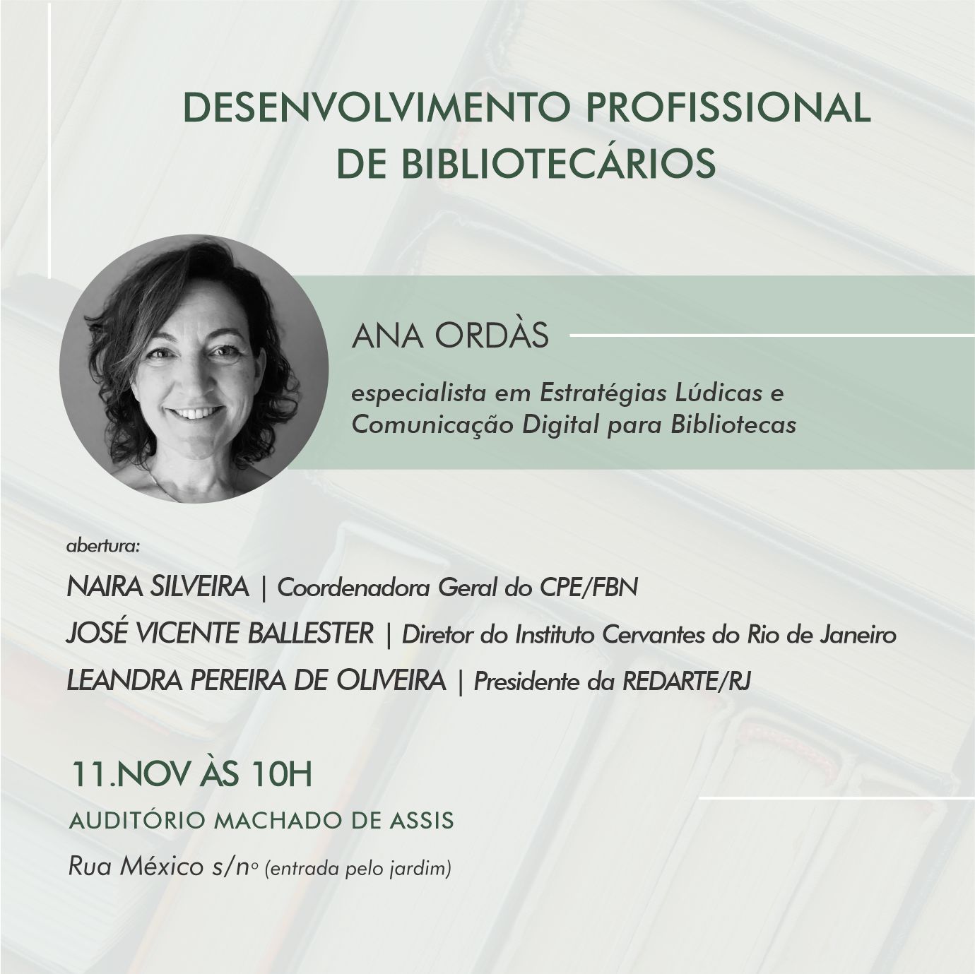 Desarrollo profesional del personal bibliotecario
