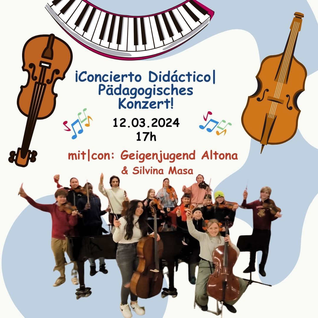 Didaktisches Konzert der Geigenjugend Altona und Silvina Masa