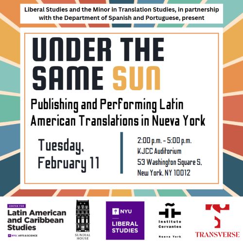Bajo el mismo sol: Publicación y representación de traducciones latinoamericanas en Nueva York