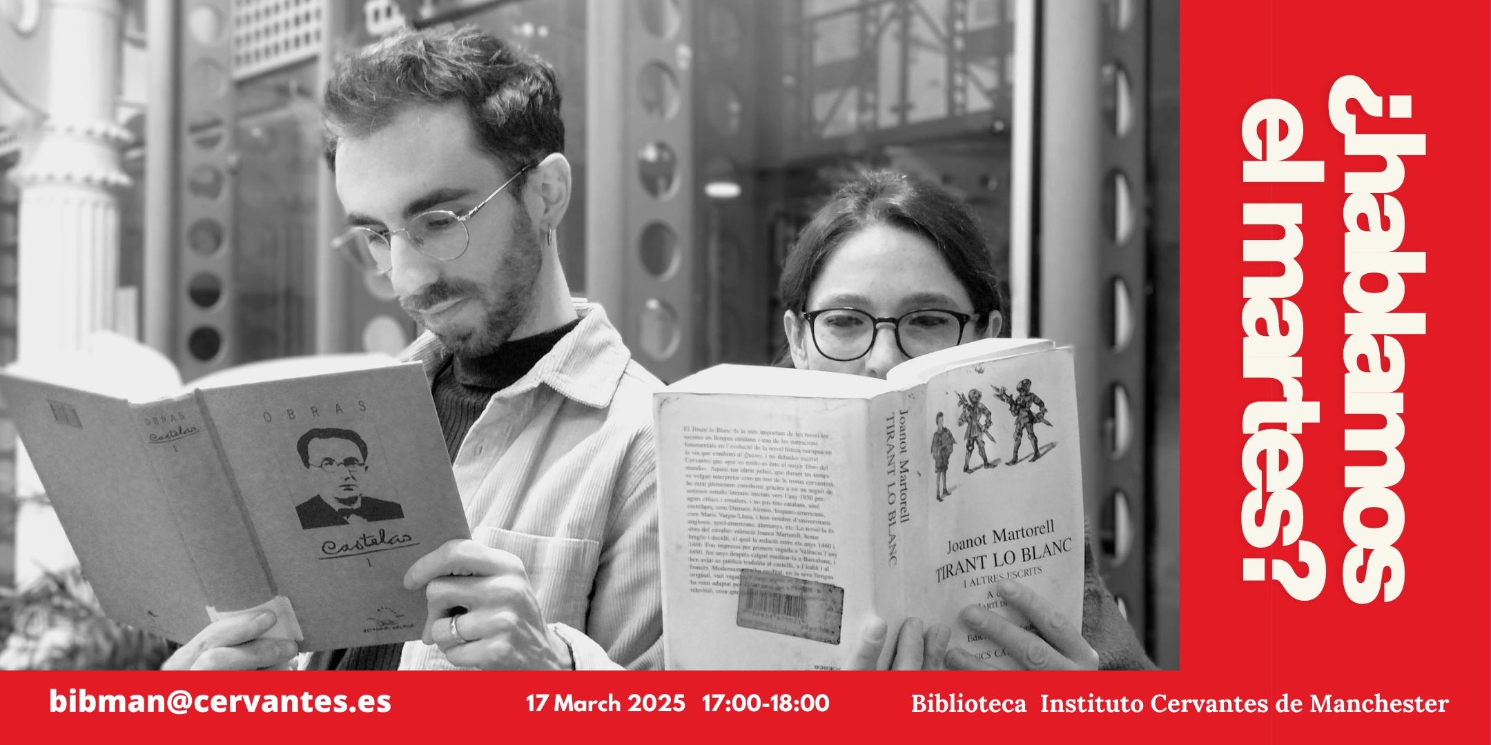 Club de conversación: ¿Hablamos el martes?