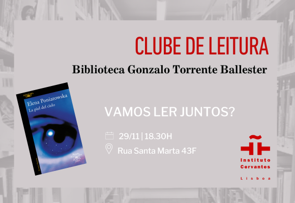 Clube de leitura. La piel del cielo de Elena Poniatowska