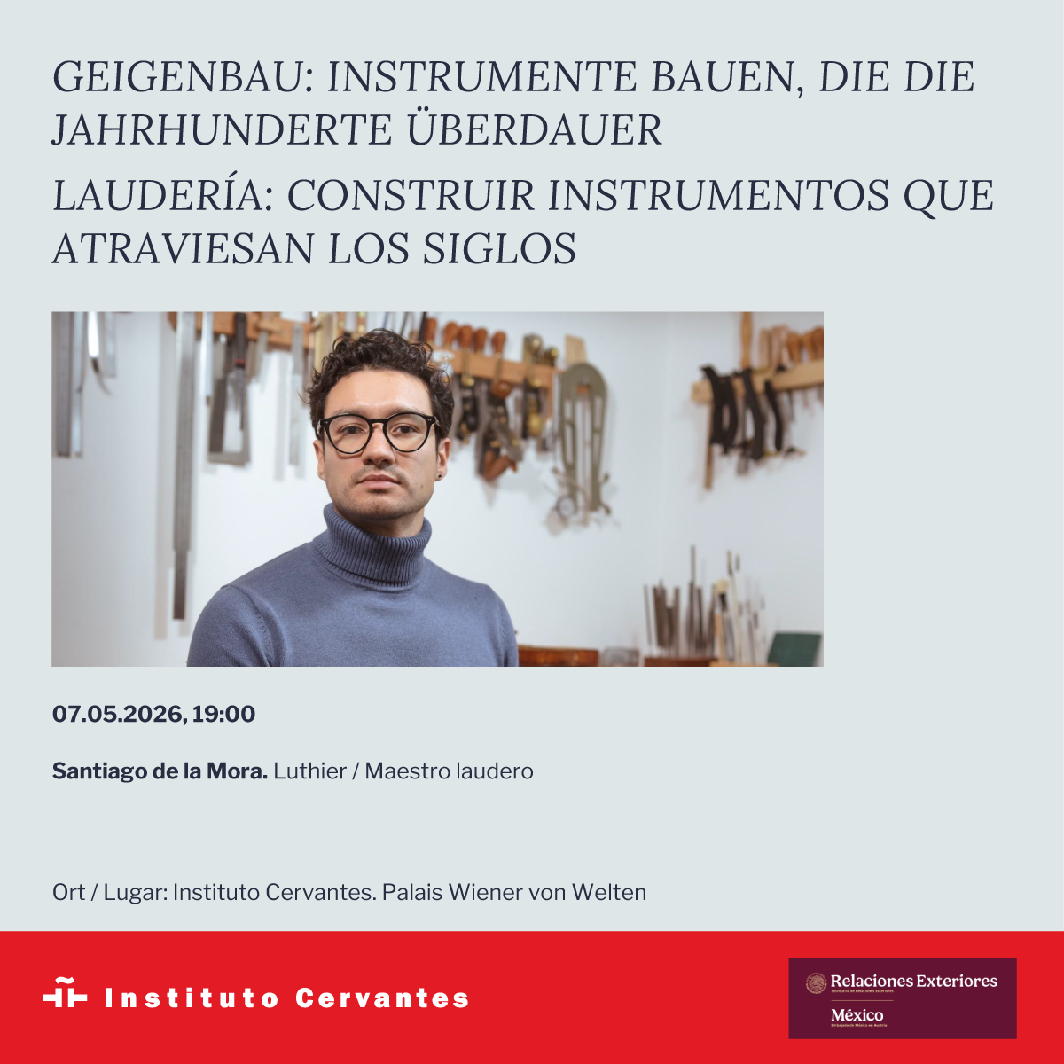 Laudería: Construir instrumentos que atraviesan los siglos
