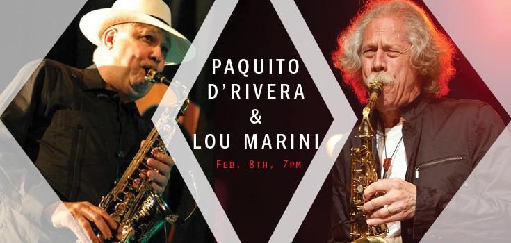 When jazz, soul, blues, and rock get together or Lou Marini & Paquito D'Rivera 
