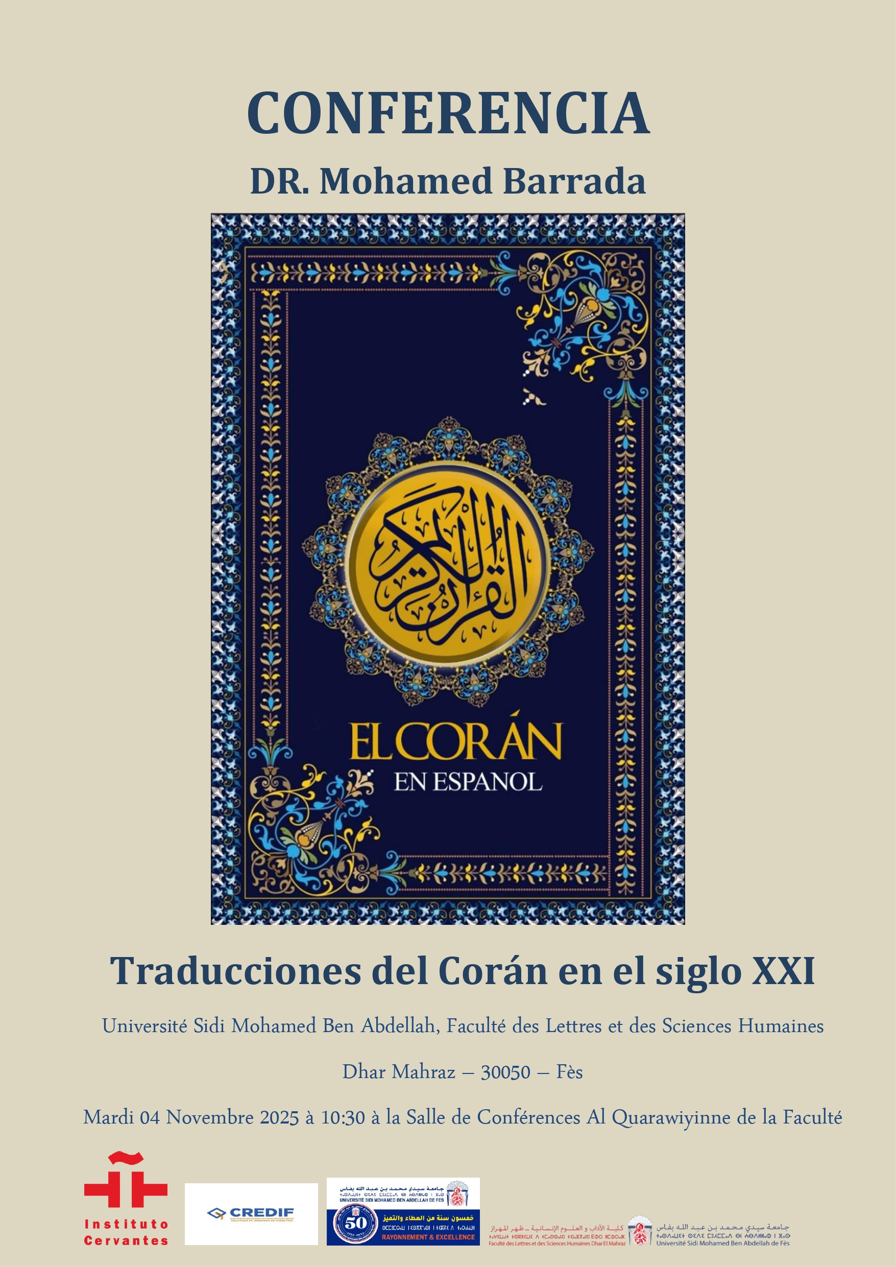 1ª conferencia: Historia y problemáticas de la traducción del Corán al español