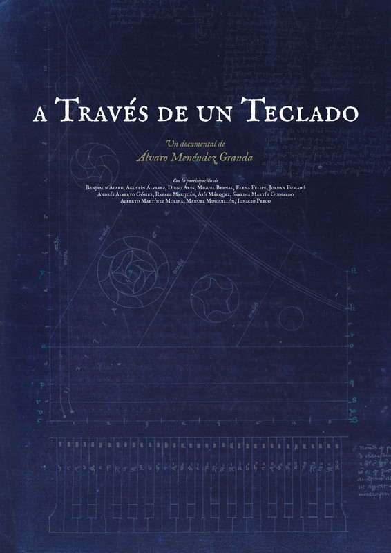 A través de un teclado