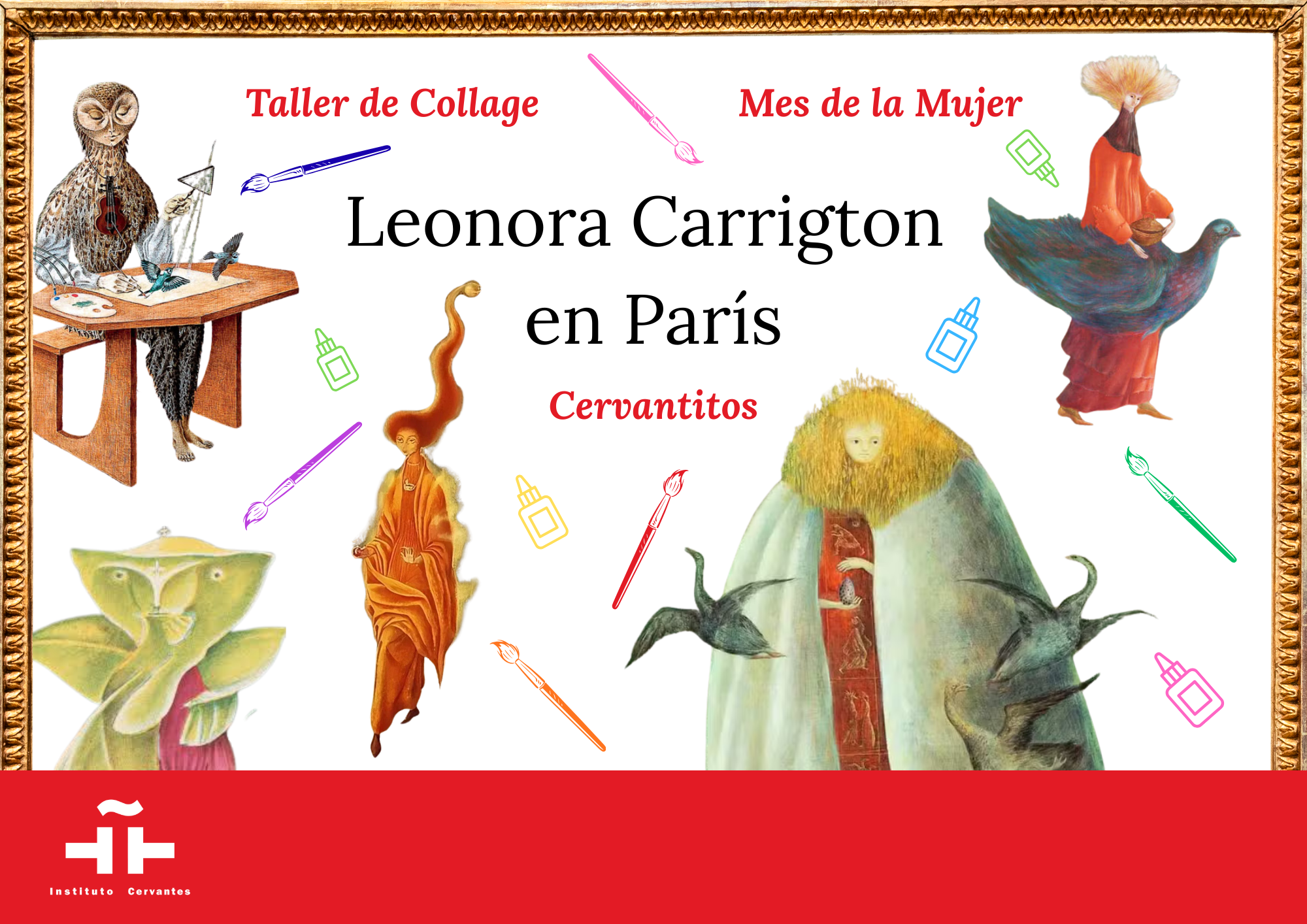 Taller de Collage surrealista: ¡Leonora Carrington llega a París!