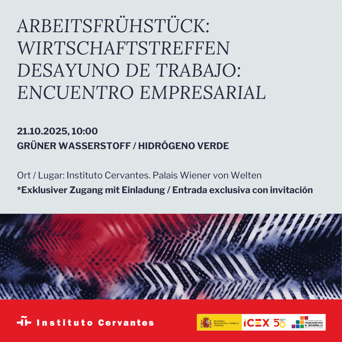 Desayuno de trabajo. Hidrógeno verde